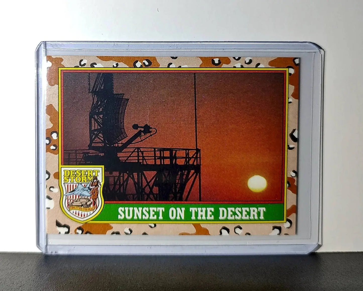 Sunset on the Desert 1991 Topps Desert Storm #42 Card - Other