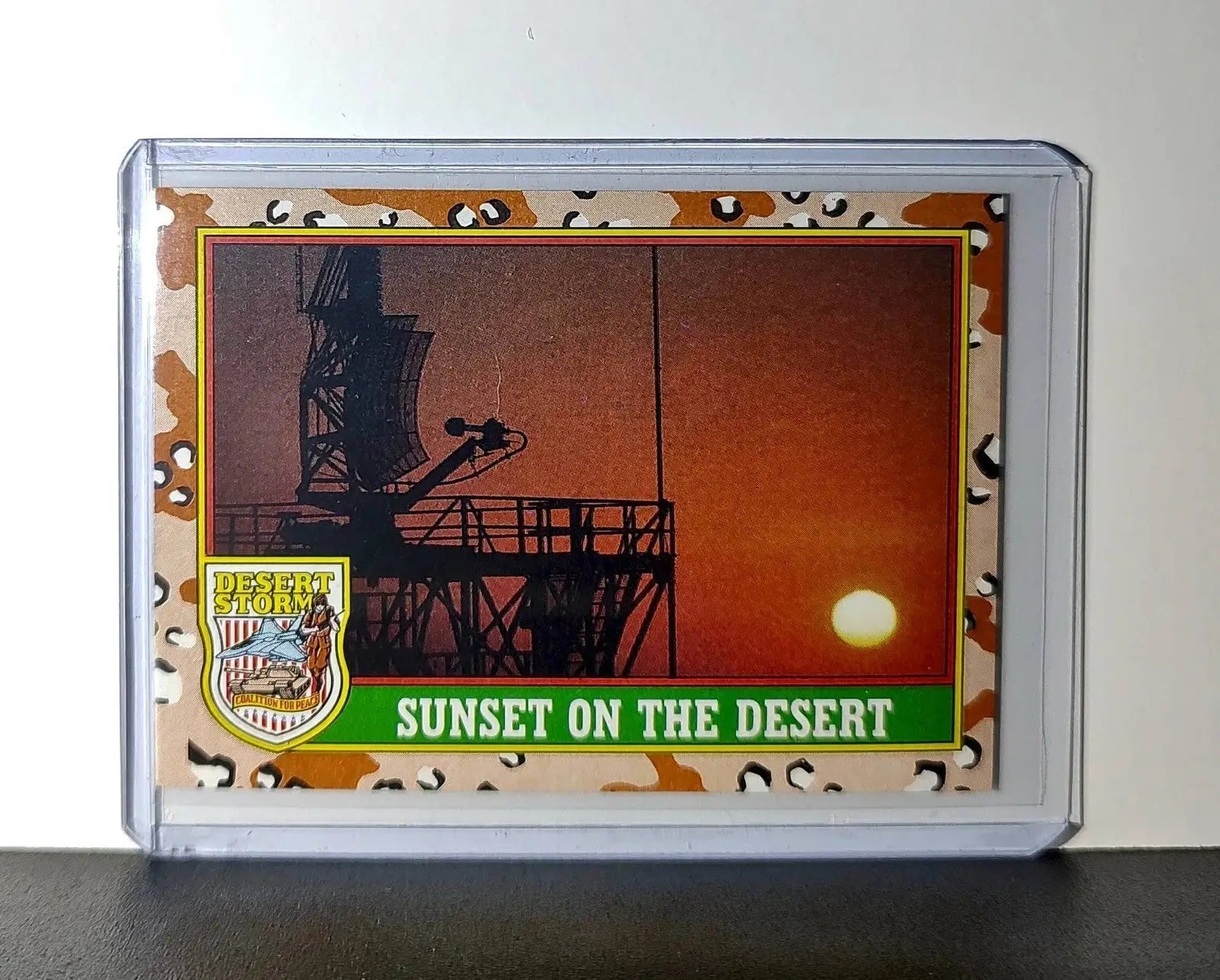 Sunset on the Desert 1991 Topps Desert Storm #42 Card - Other