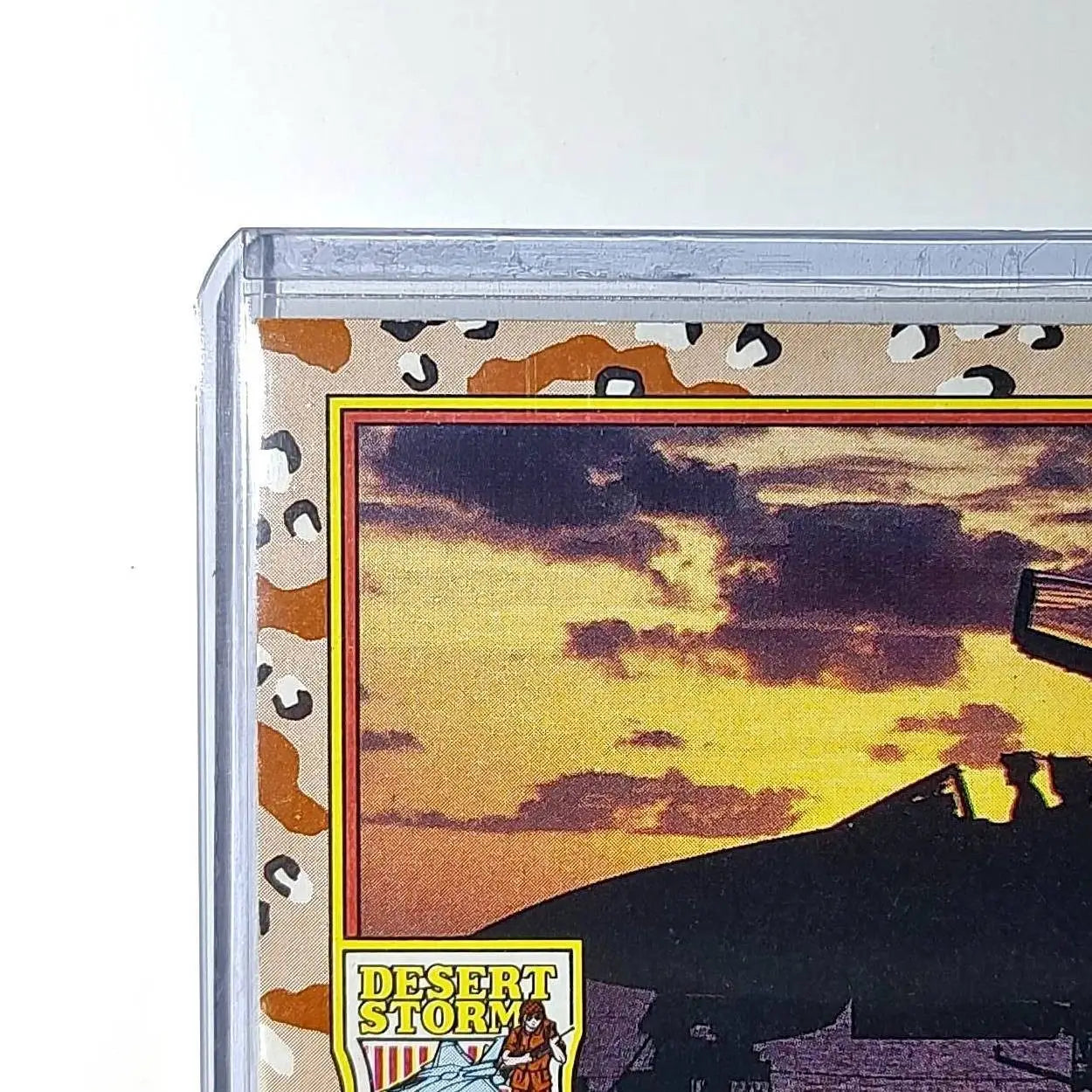 Sunset on the Flight Line 1991 Topps Desert Storm #86 Card