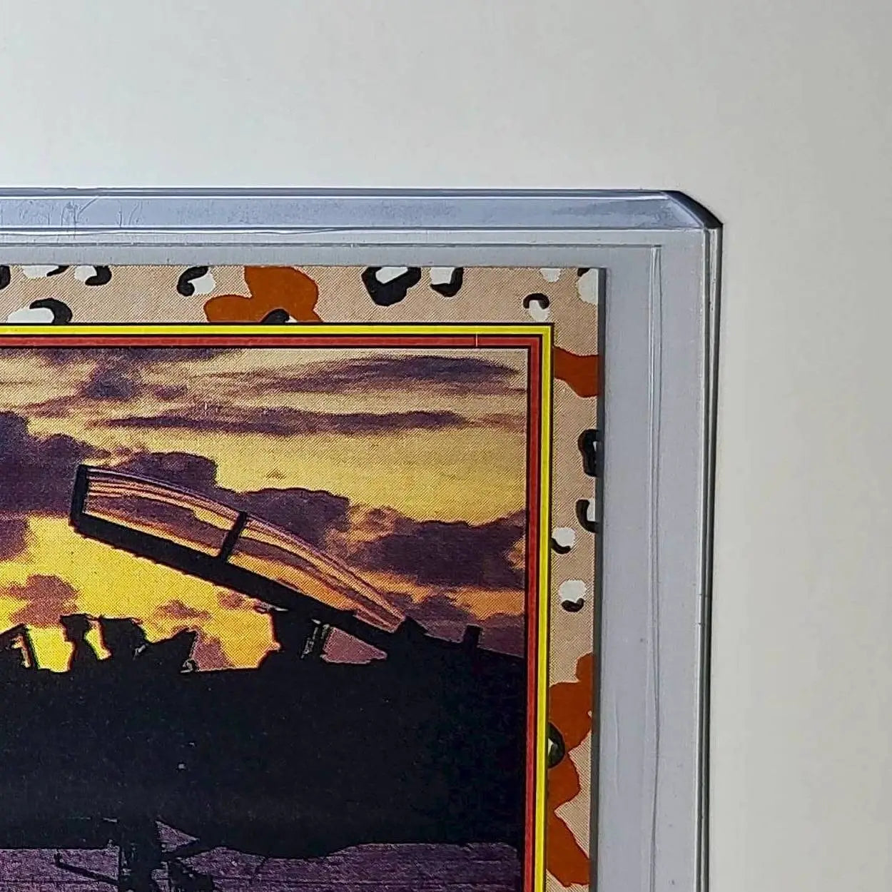 Sunset on the Flight Line 1991 Topps Desert Storm #86 Card