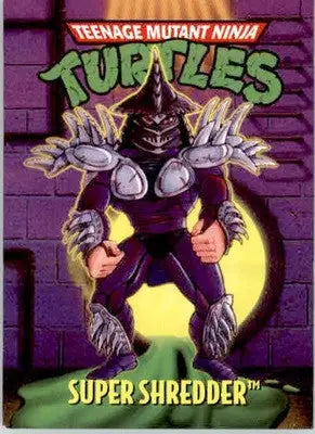 Super Shredder - 1994 Playmates Teenage Mutant Ninja Turtles - #NNO - Purple - Non-Sports Card Single