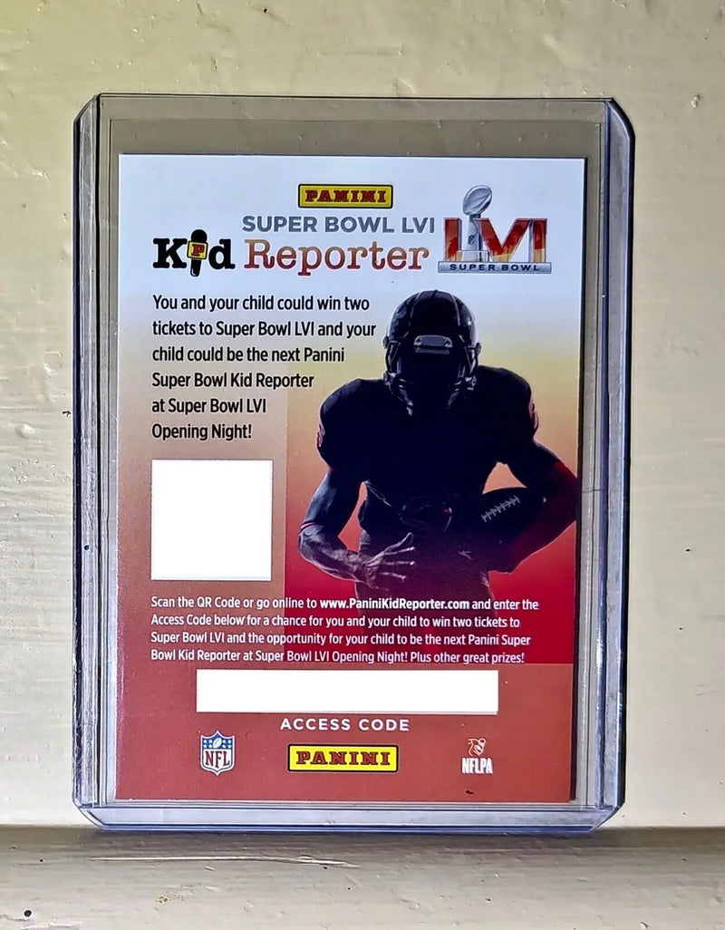 Superbowl LVI Kid Reporter 2021 Panini Special Collectors Card - Football Card Single
