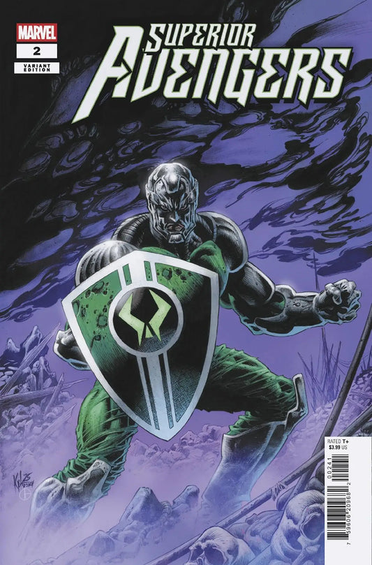 Superior Avengers comic book featuring Kyle Hotz Variant Doom art