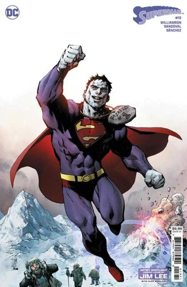 Superman #13 Cover E Jim Lee Artist Spotlight Card Stock Variant (House Of Brainiac) - DC Card Single