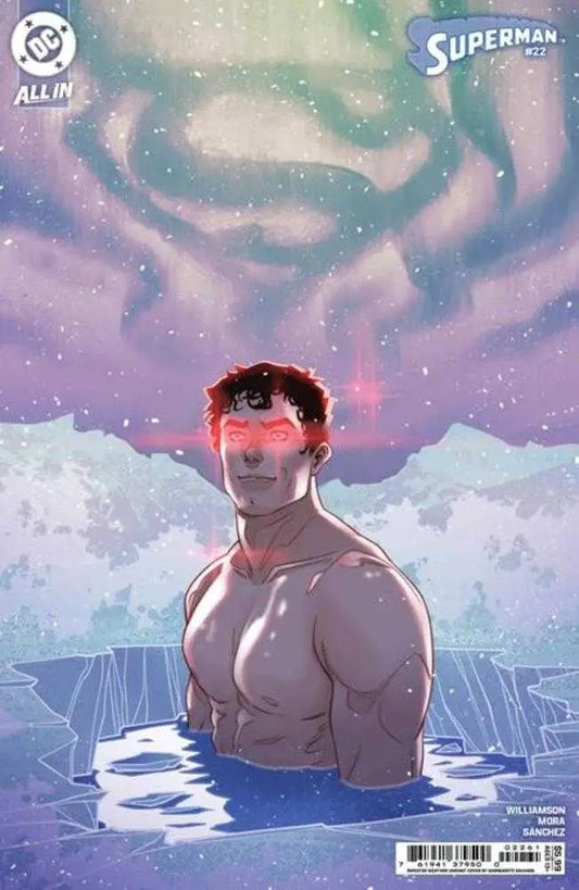 Superman #22 Cover E Marguerite Sauvage Sweater Weather Card Stock Variant - Comic Book