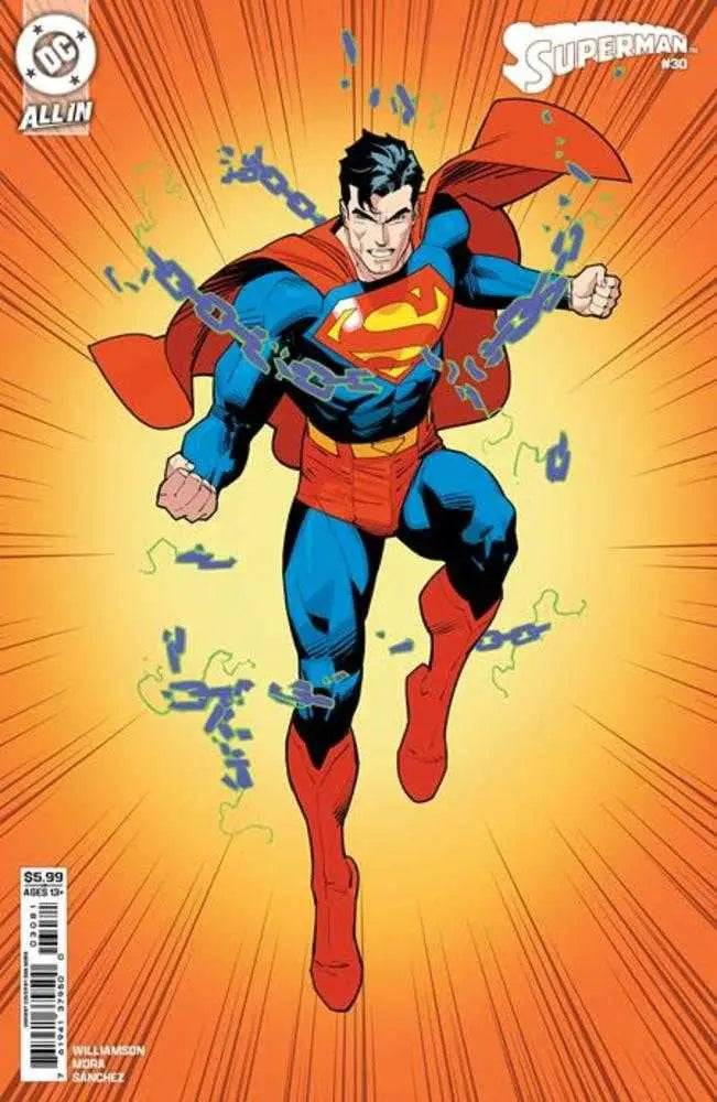 Superman #30 Cover H Dan Mora Corner Box Card Stock Variant - Back Issues