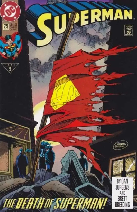 Superman #75 Facsimile Edition Cover B Dan Jurgens Foil Variant - Comic Book