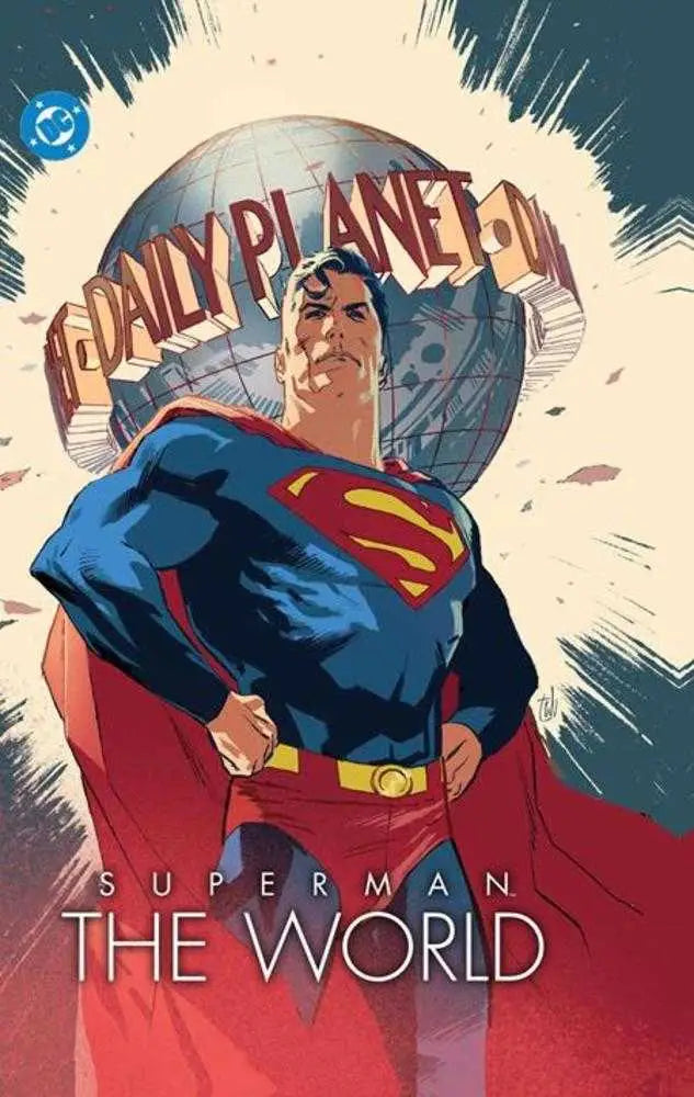 Superman comic book cover displayed on Superman The World Hardcover product front view
