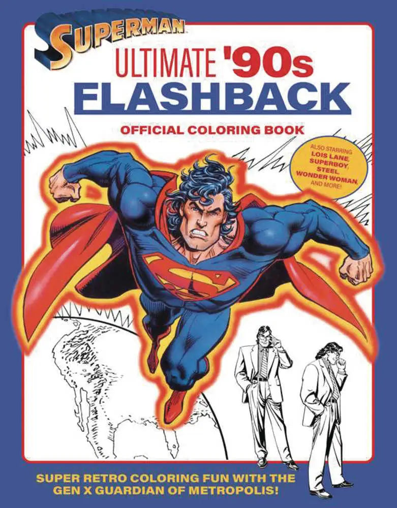 Superman Ultimate 90 S Flashback Coloring Book TPB - Novels