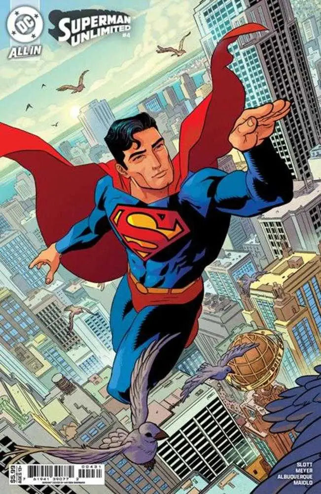 Superman Unlimited #4 Cover C Hayden Sherman Card Stock Variant - Back Issues