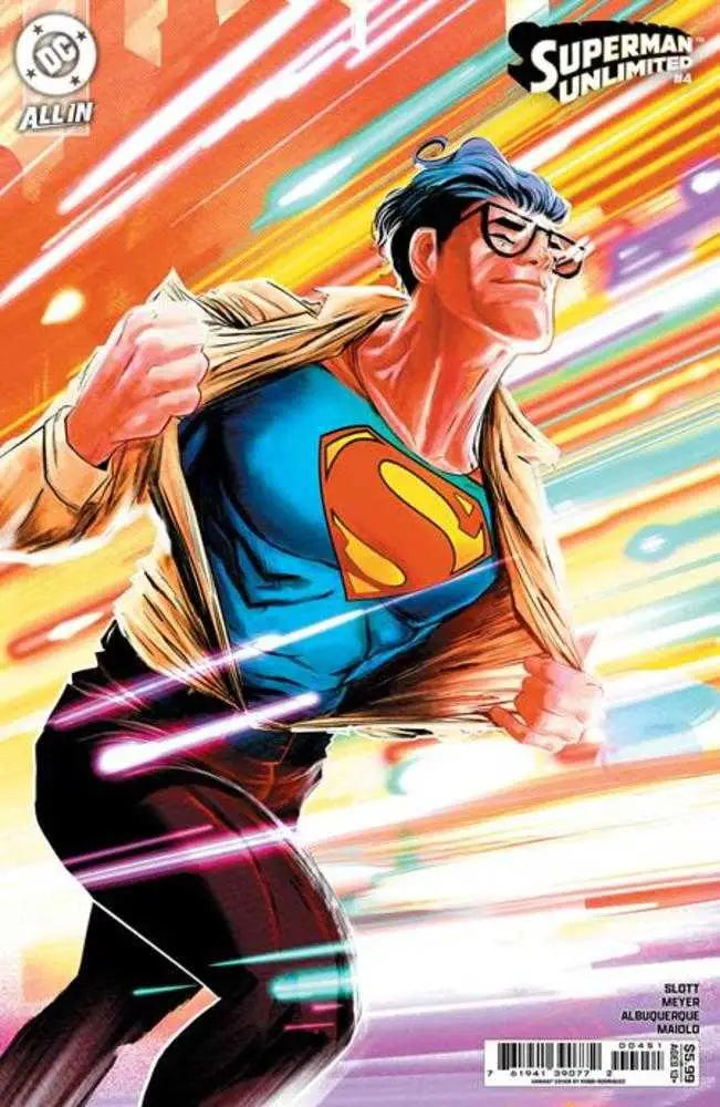 Superman Unlimited #4 Cover D Robbi Rodriguez Card Stock Variant - Back Issues
