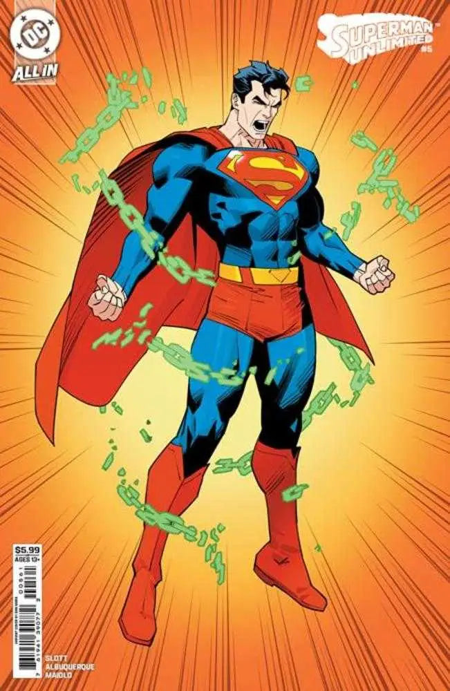 Superman Unlimited #5 Cover F Dan Mora Corner Box Card Stock Variant - Back Issues