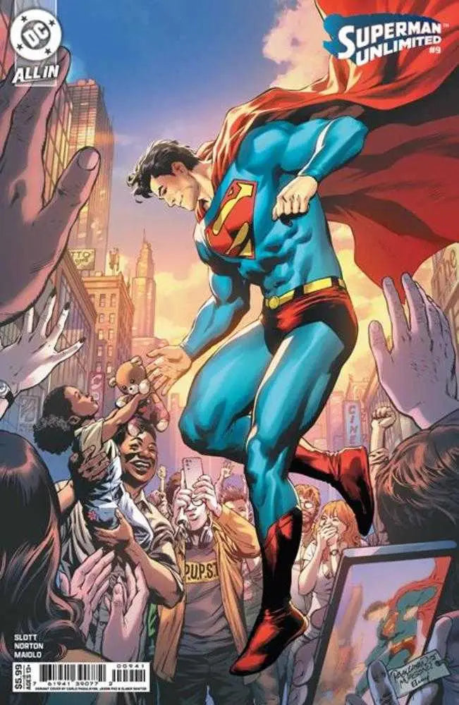 Superman Unlimited #9 Cover D Carlo Pagulayan & Jason Paz Card Stock Variant - Back Issues