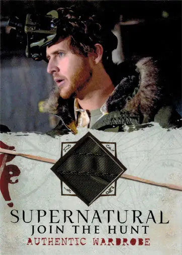 Supernatural Trading Card with Costume Wardrobe Swatch of Ed Zeddmore from Seasons One to Three