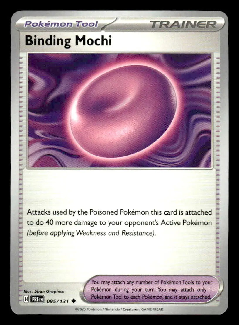 SV: Prismatic Evolutions #095/131 Binding Mochi Uncommon NM - Other