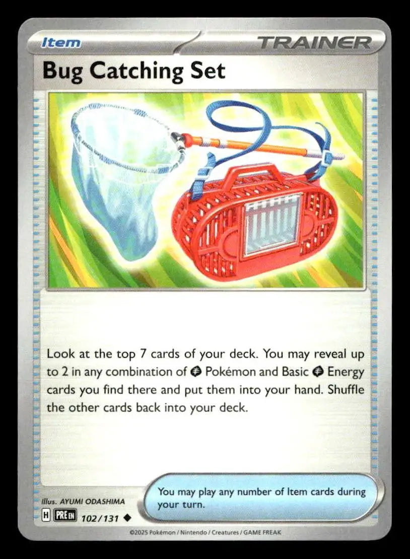 SV: Prismatic Evolutions #102/131 Bug Catching Set Uncommon NM - Pokémon Card Single