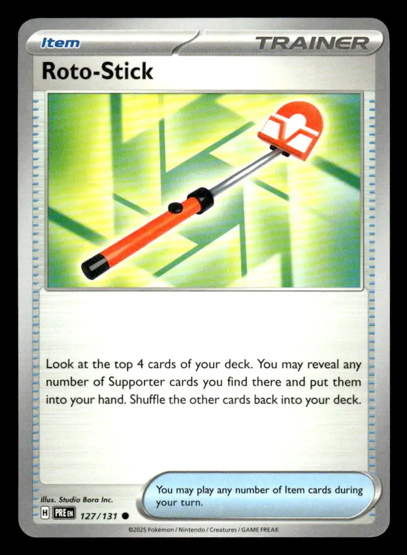 SV: Prismatic Evolutions #127/131 Roto-Stick Common - Pokémon Card Single