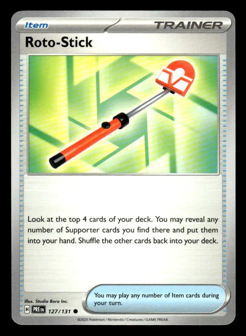 SV: Prismatic Evolutions #127/131 Roto-Stick Common - Other