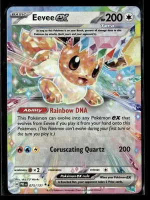 SV: Prismatic Evolutions Eevee ex #075/131 Near Mint or Better