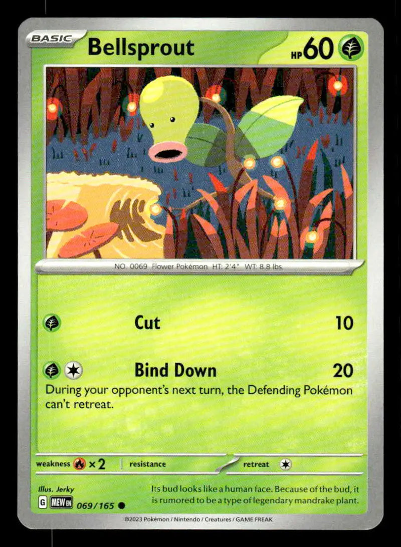 SV: Scarlet & Violet 151 #069/165 Bellsprout - Pokémon Card Single
