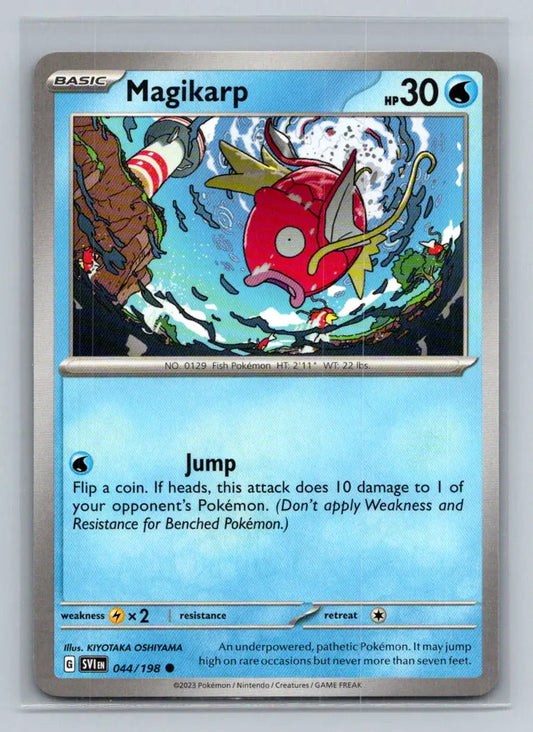 SV01: Scarlet & Violet Base Set #044/198 Magikarp - Pokémon Card Single