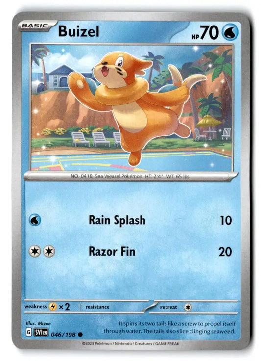 SV01: Scarlet & Violet Base Set #046/198 Buizel - Pokémon Card Single
