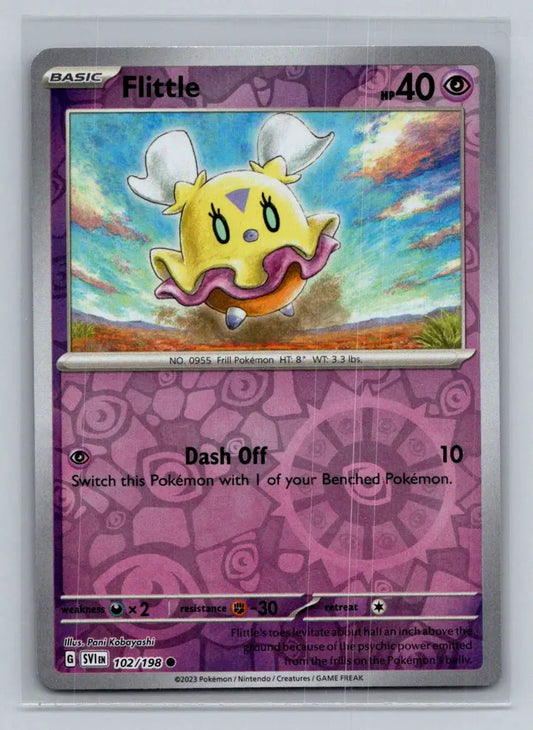 SV01: Scarlet & Violet Base Set #102/198 Flittle Reverse Holo - Pokémon Card Single