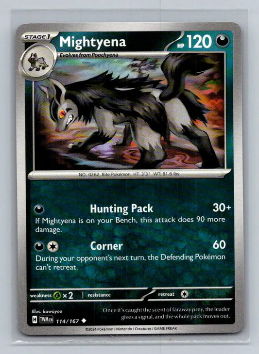 SV06: Twilight Masquerade #114/167 Mightyena - TCG Card Single