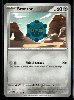 SV08: Surging Sparks Bronzor Common #126/191 Near Mint or Better - Pokémon Card Single