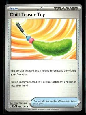 SV08: Surging Sparks Chill Teaser Toy Uncommon #166/191 Near Mint or Better - Pokémon Card Single