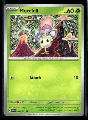 2024 Scarlet & Violet: Surging Sparks Morelull #008/191 Base Common NM - Pokémon Card Single