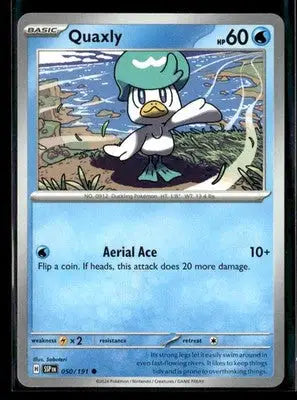 2024 Scarlet & Violet: Surging Sparks Quaxly #050/191 Base Common - Pokémon Card Single