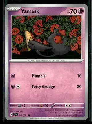 2024 Scarlet & Violet: Surging Sparks Yamask #082/191 Base Common NM - Pokémon Card Single