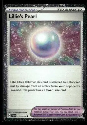 SV09: Journey Together Lillie’s Pearl Uncommon #151/159 Near Mint or Better