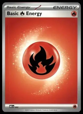 SVE: Scarlet & Violet Energies Basic Fire Energy 002 Common Regular SVE 2023