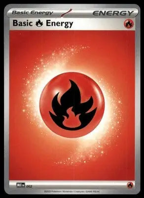 SVE: Scarlet & Violet Energies Basic Fire Energy 002 Common SVE 2023