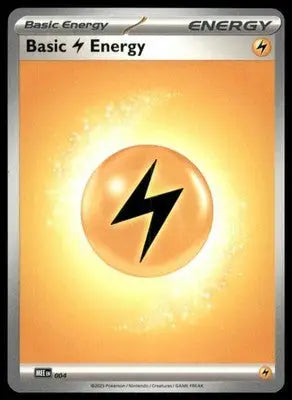SVE: Scarlet & Violet Energies Basic Lightning Energy 004 Common SVE 2023