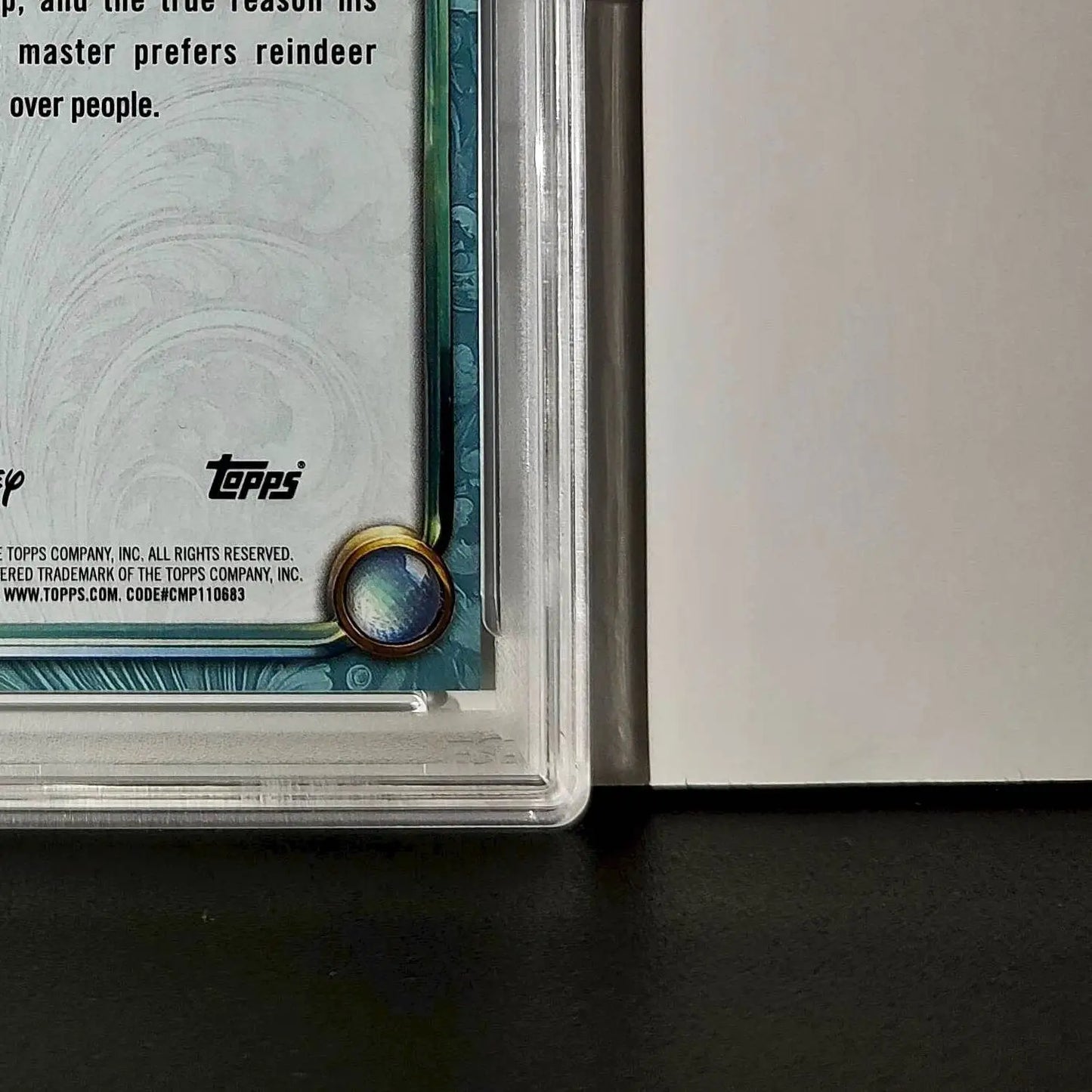 Sven 2025 Topps Disney Wonder #149 Diamond Card Frozen PSA 8 - Non-Sports Card Single