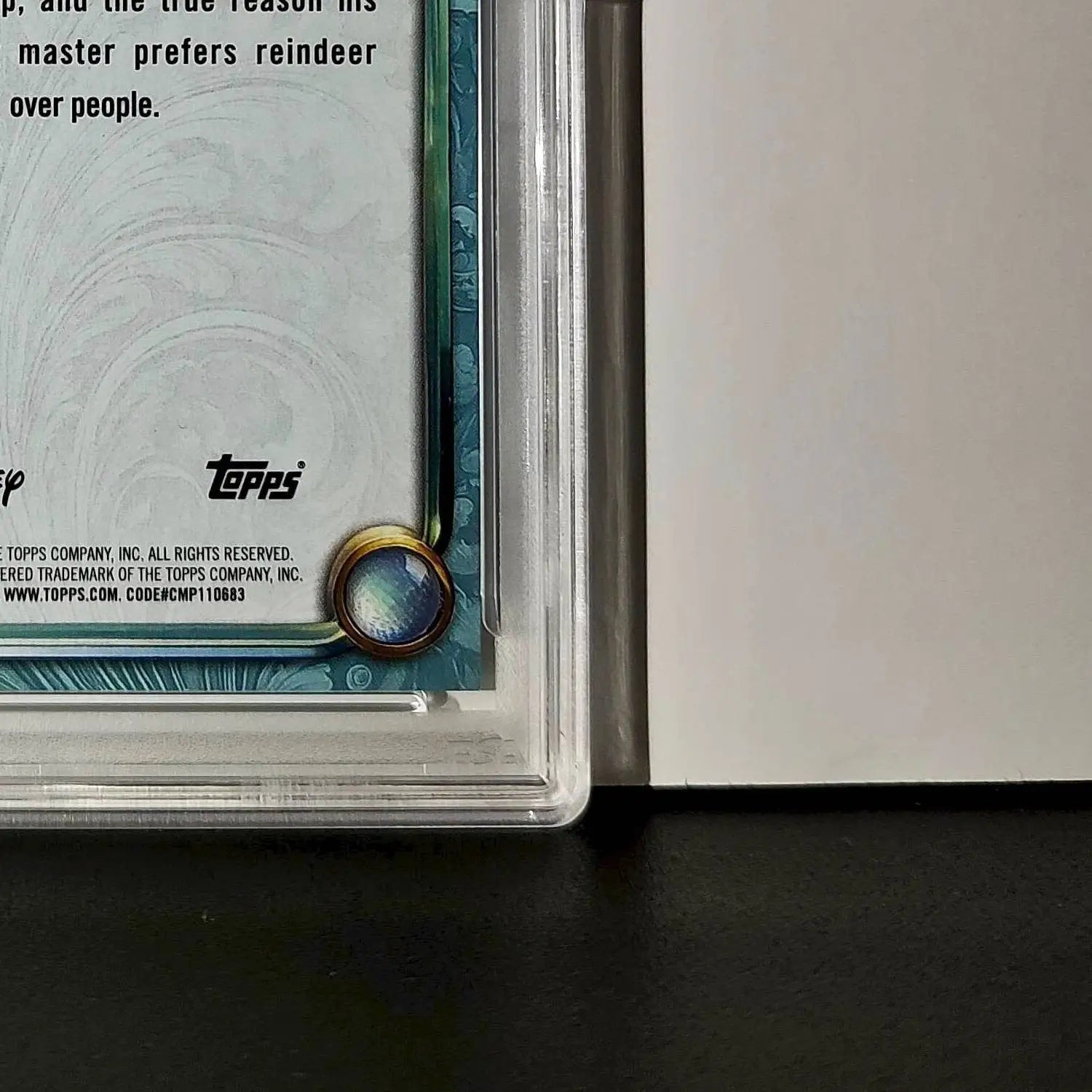 Sven 2025 Topps Disney Wonder #149 Diamond Card Frozen PSA 8 - Non-Sports Card Single