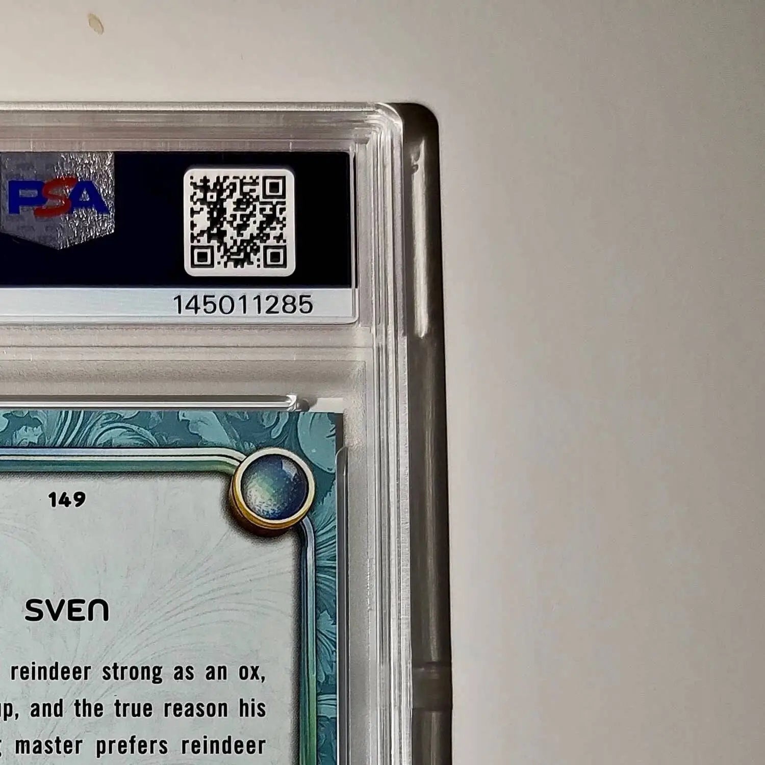 Sven 2025 Topps Disney Wonder #149 Diamond Card Frozen PSA 8 - Non-Sports Card Single
