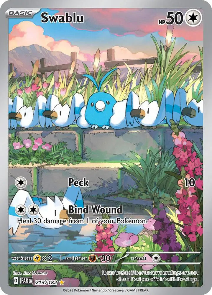 Swablu (213/182) [Scarlet & Violet: Paradox Rift] - Pokémon Card Single