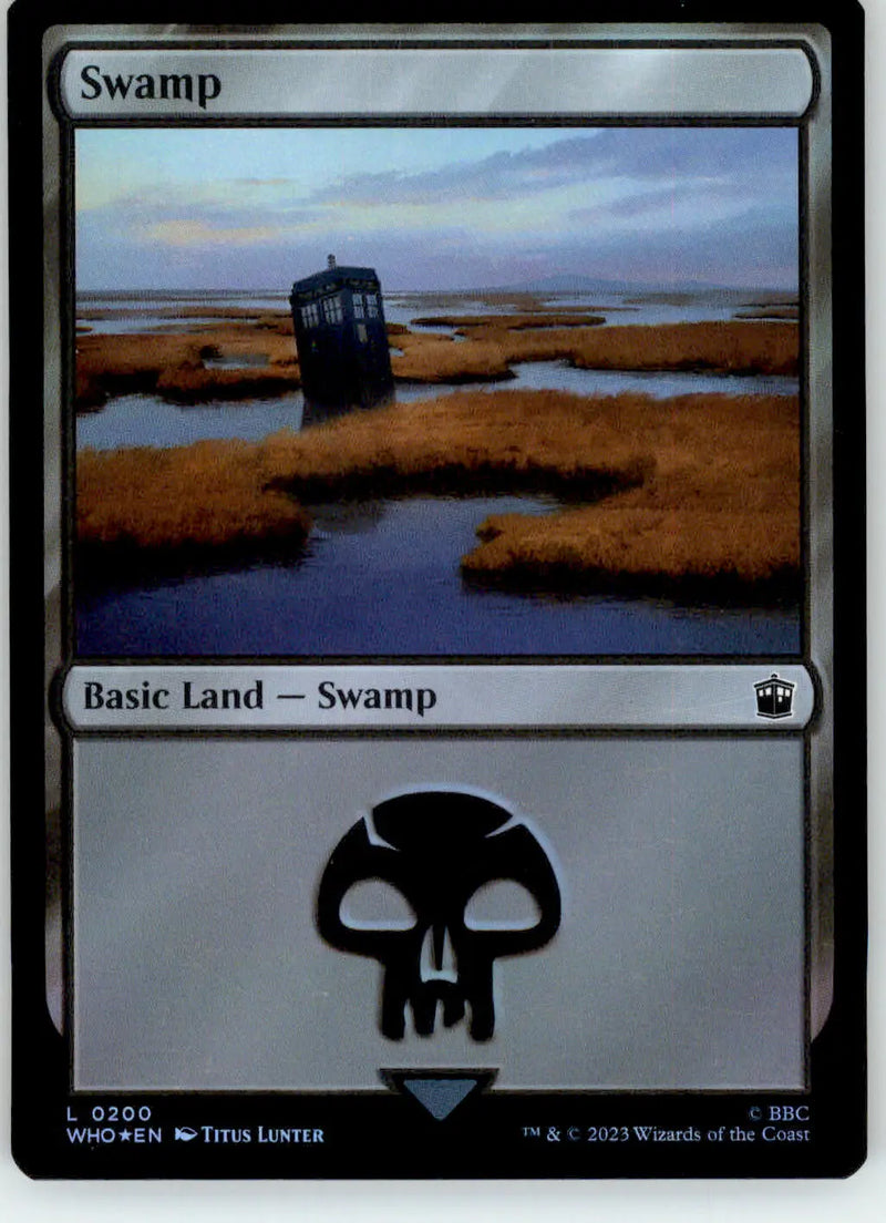 Swamp (0200) - Universes Beyond: Doctor Who - 200 - Foil LP Magic: The Gathering