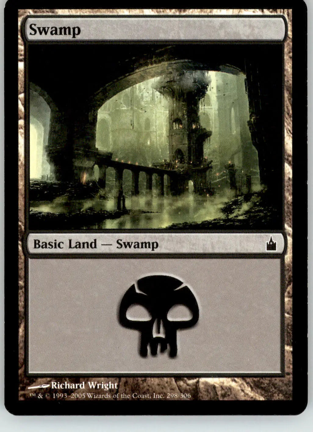 Swamp (298) - Ravnica: City of Guilds - 298 - LP Magic: The Gathering - Magic Card Single