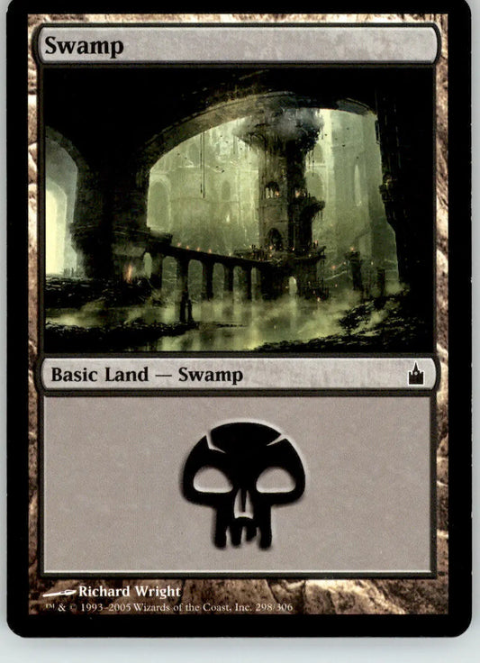 Swamp (298) - Ravnica: City of Guilds - 298 - LP Magic: The Gathering - Magic Card Single