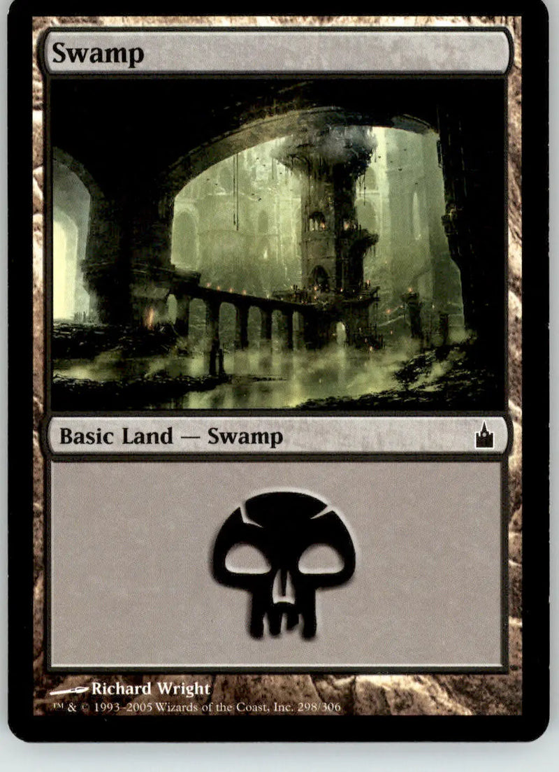 Swamp (298) - Ravnica: City of Guilds - 298 - LP Magic: The Gathering - Magic Card Single