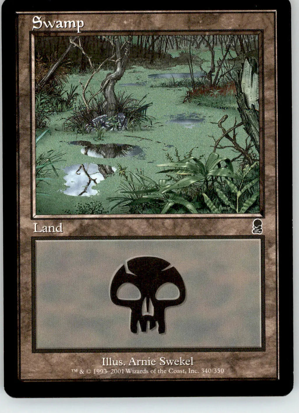 Swamp (340) - Odyssey - 340 - LP Magic: The Gathering - Magic Card Single