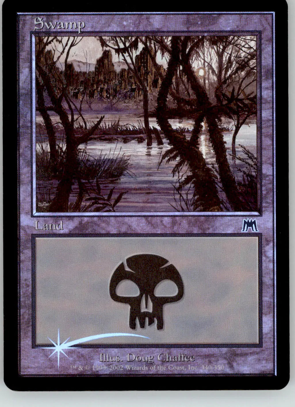 Swamp (340) - Onslaught - 340 - Foil LP Magic: The Gathering - Magic Card Single