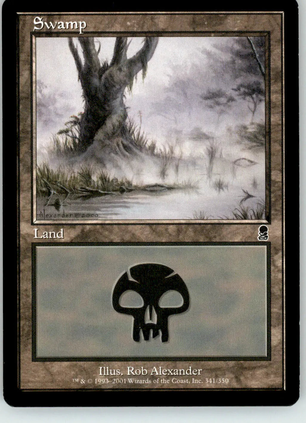 Swamp (341) - Odyssey - 341 - LP Magic: The Gathering - Magic Card Single