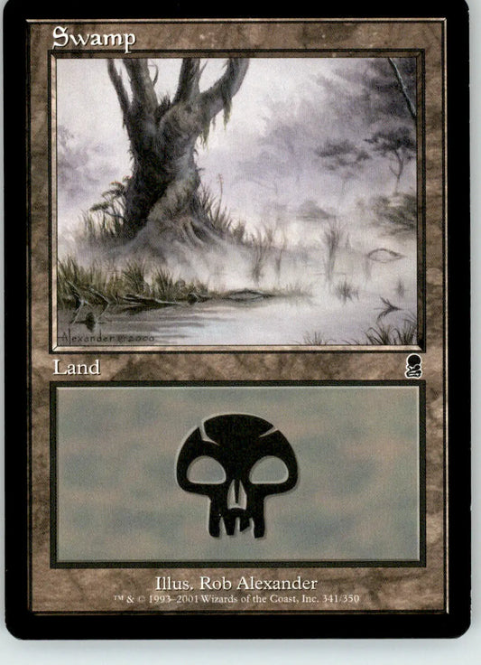 Swamp (341) - Odyssey - 341 - LP Magic: The Gathering - Magic Card Single