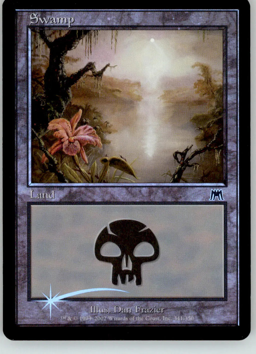 Swamp (341) - Onslaught - 341 - Foil MP Magic: The Gathering - Magic Card Single